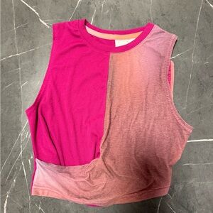 Nike Pink and Purple Crop Top